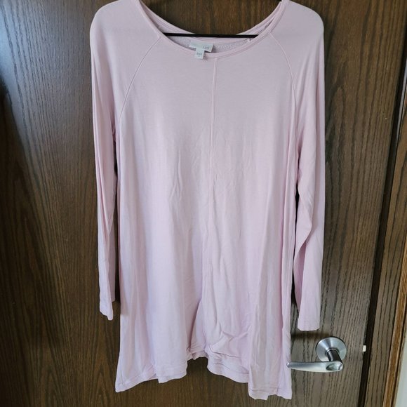 J. Jill Ballet Neck Tunic Top Size Medium - Picture 2 of 10